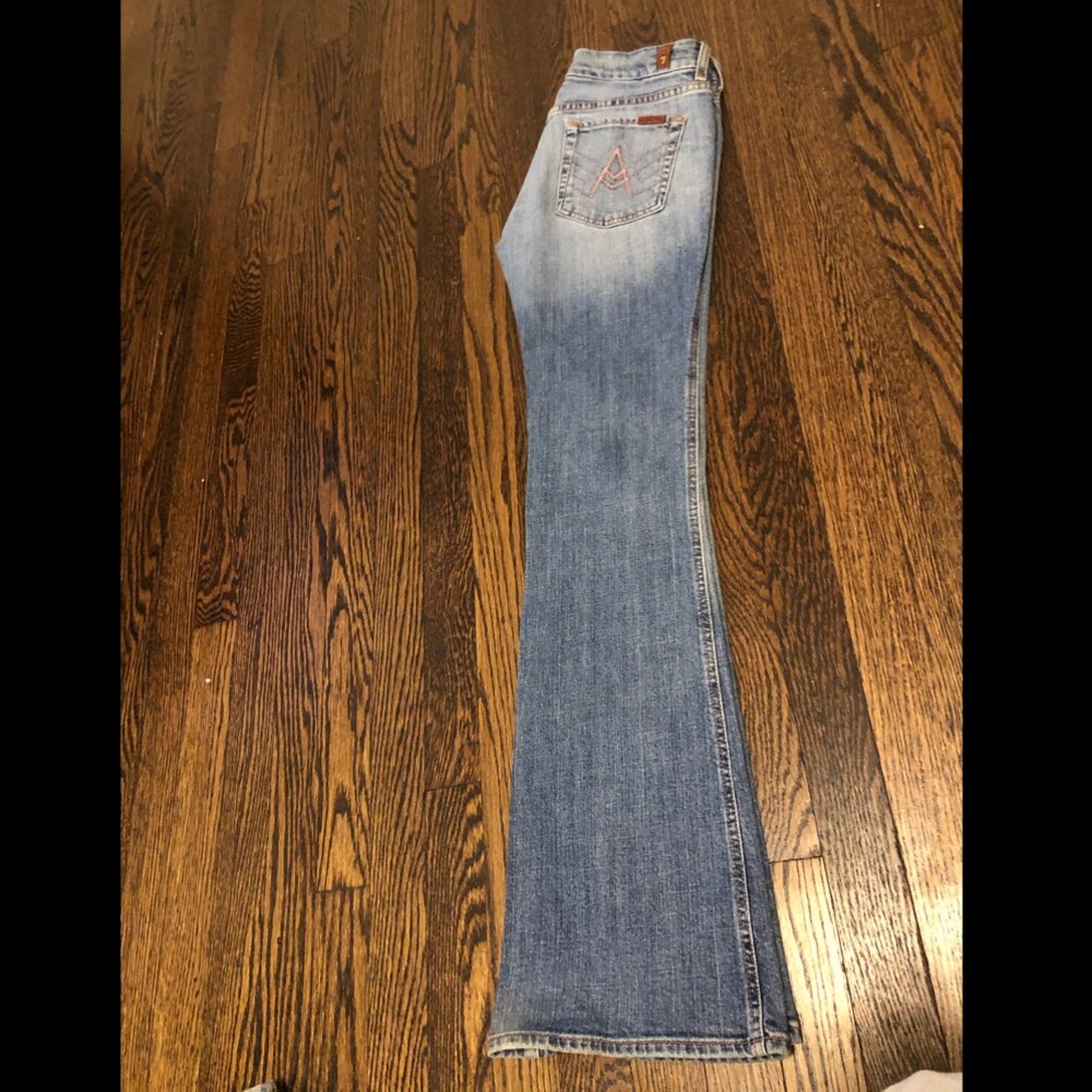 7 For All Mankind "A" Pocket Flare Denim Jeans